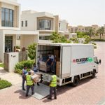 Professional movers in JVC Dubai carefully packing, loading, and transporting household furniture, boxes, and appliances for safe residential and office relocation.